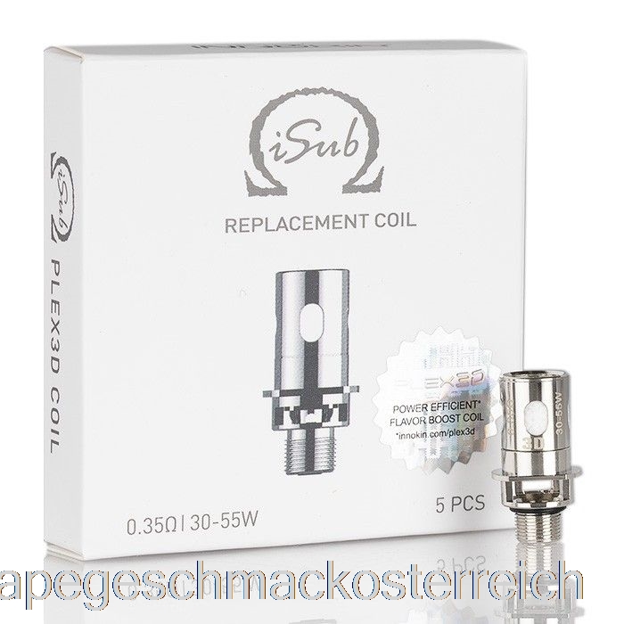 Innokin Isub B Plex3D Ersatzspulen 0,35 Ohm Spulen Vape Geschmack